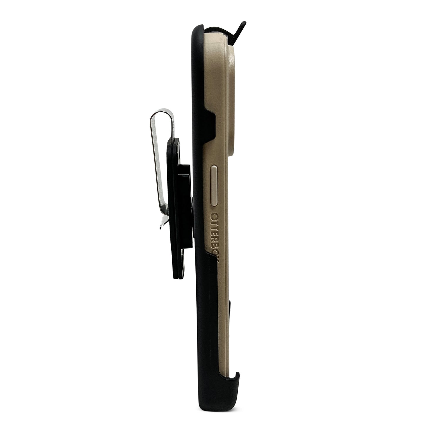 iPhone 15 & 16 Pro Max Unbreakable Belt Clip fits Otterbox SYMMETRY Series or similar size case, Removable Swivel Belt Clip, Made in USA - Case Not Included