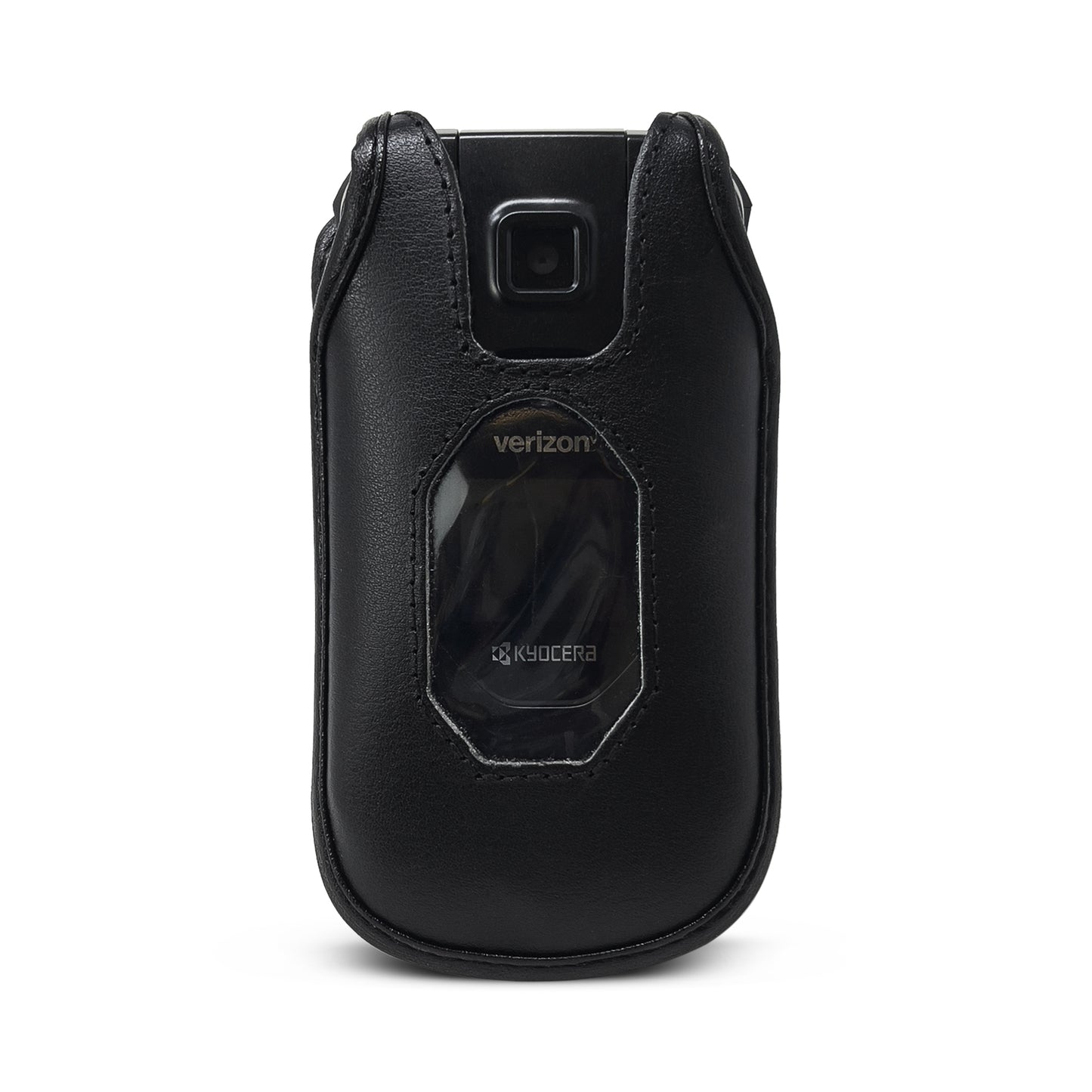 Leather Fitted Case for Kyocera DuraXV Extreme, XE Epic and XA Equip Features Removable Swivel Unbreakable Belt Clip Made in USA